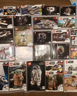 Lotto 26 Manuali / Istruzioni LEGO Star Wars
