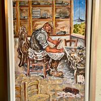 Dipinto post-impressionista italiano