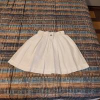 Cerimonia Gonna cotone traforata tg.12aa Petit Bat