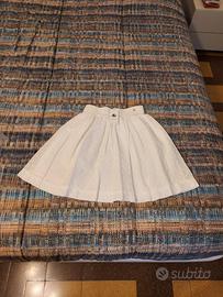 Cerimonia Gonna cotone traforata tg.12aa Petit Bat