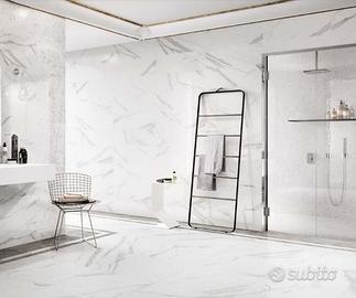 Piastrella 25X75 Statuario Venato Wall S.Agostino