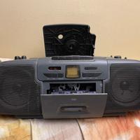 Radio+CD+Cassetta Trevi Vintage '92 - Funzionante!