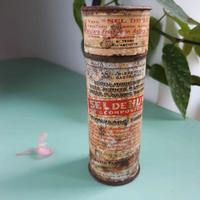 Latta vintage originale "Sel de Hunt" - 1900 circa