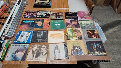 Lotto dischi vinile + 6 cassette