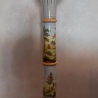 Colonna porta vaso ceramica 