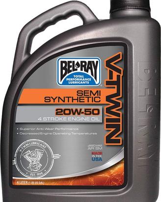 Bel-Ray V-Twin Semi-Sintetico Motor Olio 20W-50 4L