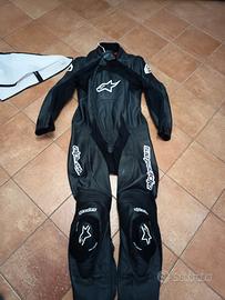 Tuta moto in pelle Alpinestars 
