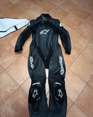 Tuta moto in pelle Alpinestars 