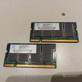 coppia memorie 256MB DDR 333Mhz