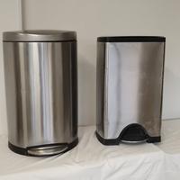 Pattumiera in acciaio inox 