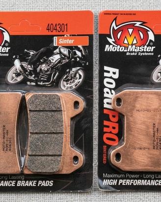 coppia pastiglie freni moto master 404301