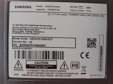 Samsung UE32K5100AKXZT Ricambi