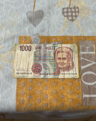 1000 lire banconota 1990