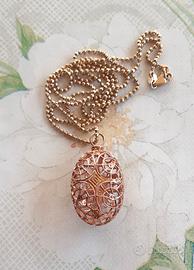 Collana vintage di Airoldi in Argento rosato