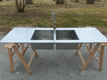 rubinetto in acciaio