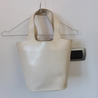 Borsa secchiello color panna