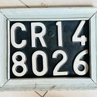 Targa Automobilistica Storica