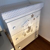 Bagnetto fasciatoio  cassettiera PALI bambino