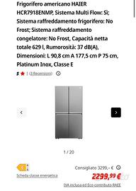 Frigorifero americano HAIER