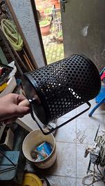 griglia gira caldarroste castagne camino gas