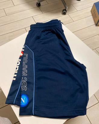 Pantaloncini SSC Napoli Macron blu taglia S