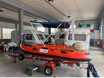 Gommone 4 mt Mirage motore Yamaha 15cv e carrello