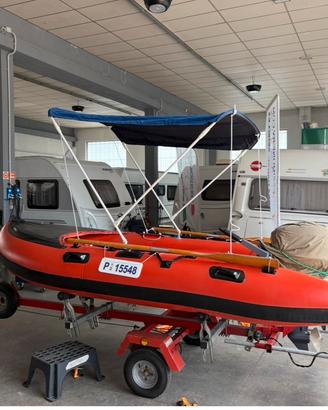 Gommone 4 mt Mirage motore Yamaha 15cv e carrello
