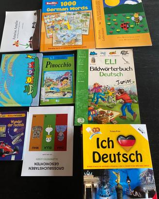 Lotto Libri e Dizionari Illustrati in Tedesco