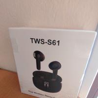 TWS-S61  auricolari Bluetooth wireless earphones