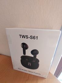 TWS-S61  auricolari Bluetooth wireless earphones