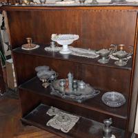 Libreria aperta legno, anni 70