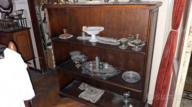 Libreria aperta legno, anni 70