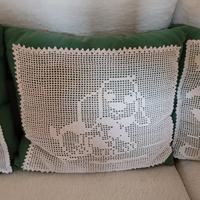 cuscino fatto a a mano da divano