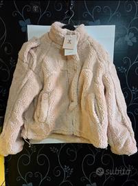 Giacca Teddy Bomber Orsetto Beige Panna XLS Studio