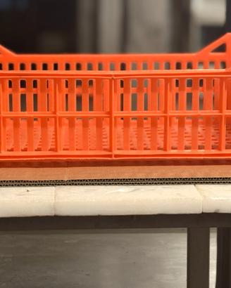 Cassette arancioni per usi alimentari