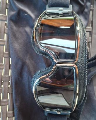 Occhiali Maschera moto vintage Bertoni