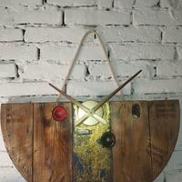 orologi in legno mezzaluna