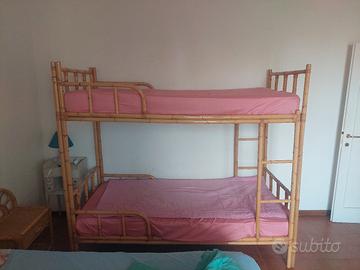 letto a castello bamboo