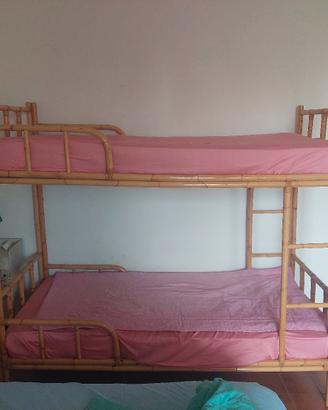 letto a castello bamboo