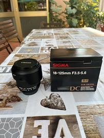 Sigma 18-125 per nikon