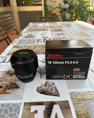 Sigma 18-125 per nikon