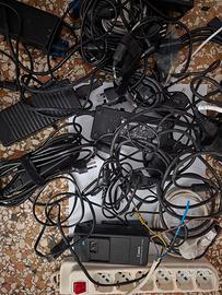 alimentatore pc vari cavi prolunga elettrica