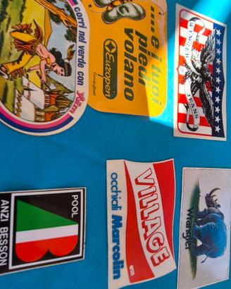 Set Stickers Adesivi Vintage Anni 80