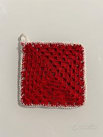 Presina uncinetto rossa