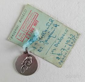 Medaglia Gara Ciclistica Biciclette 1972 Eroica