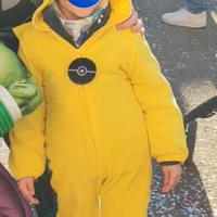 costume da carnevale pikachu 4-6 anni