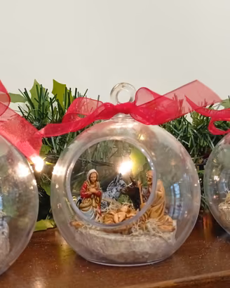 Palline - presepe artigianale 