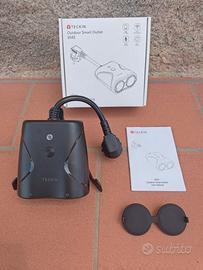 Presa Smart doppia da esterno Wi-Fi impermeabile