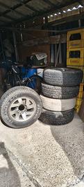  set gomme e cerchioni 245/70/ r 16