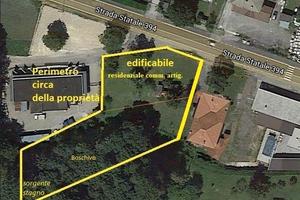 Edificabile comm/art/res. con altri 1100mq bosco